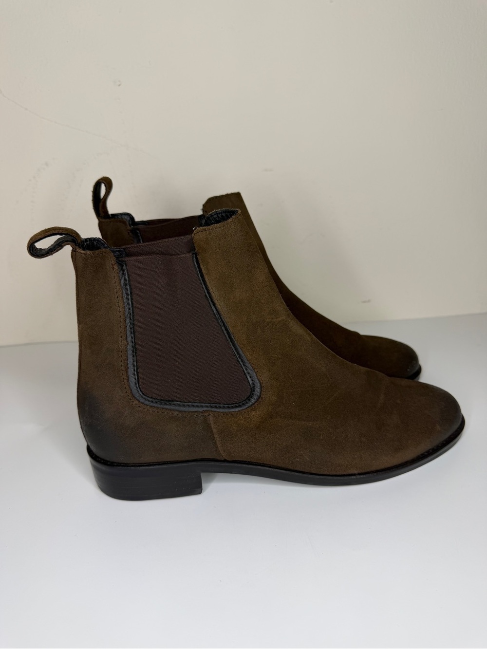 Thursday Boot Co Everyday Chelsea Brown Leather Ankle Boots Booties Women Size 9
